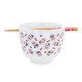 Sanrio Hello Kitty x Nissin Cup Noodles Ceramic Ramen Bowl and Chopstick Set