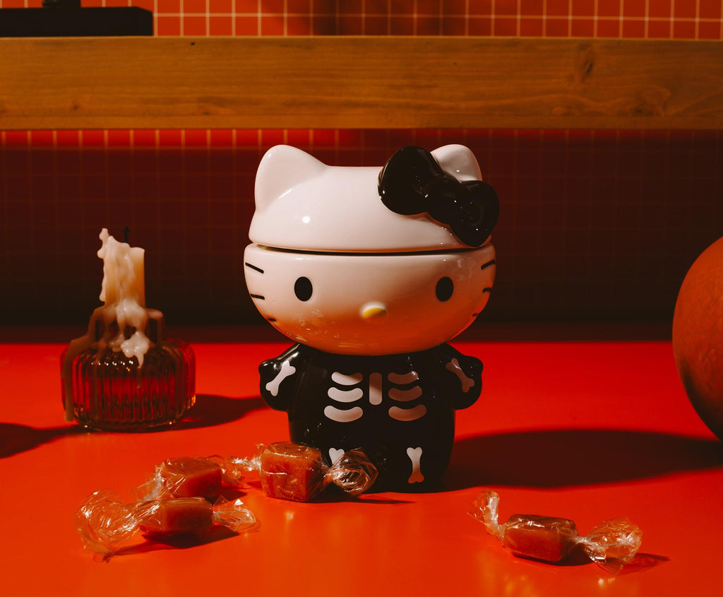 Sanrio Hello Kitty Skeleton 6-Inch Ceramic Snack Jar