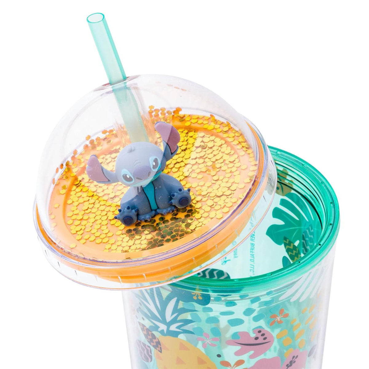 Disney Lilo & Stitch Aloha 24oz Dome Top Travel Tumbler With Straw