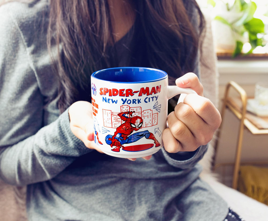 Marvel Spider-Man New York City Ceramic Mug | Holds 13 Ounces