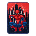 Marvel Spider-Man Skyline Pose Fleece Throw Blanket | 45 x 60 Inches