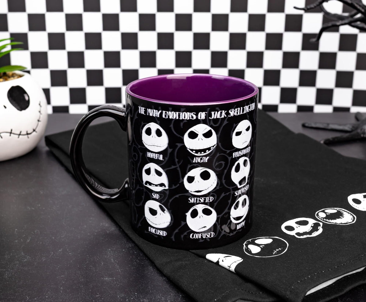 Disney The Nightmare Before Christmas Jack Emotions 20-Ounce Ceramic Mug