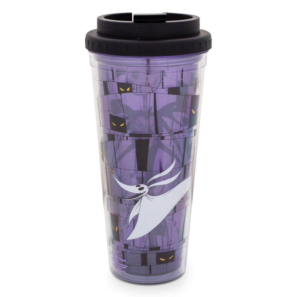 Disney The Nightmare Before Christmas Jack Skellington Plastic Travel Tumbler With Lid
