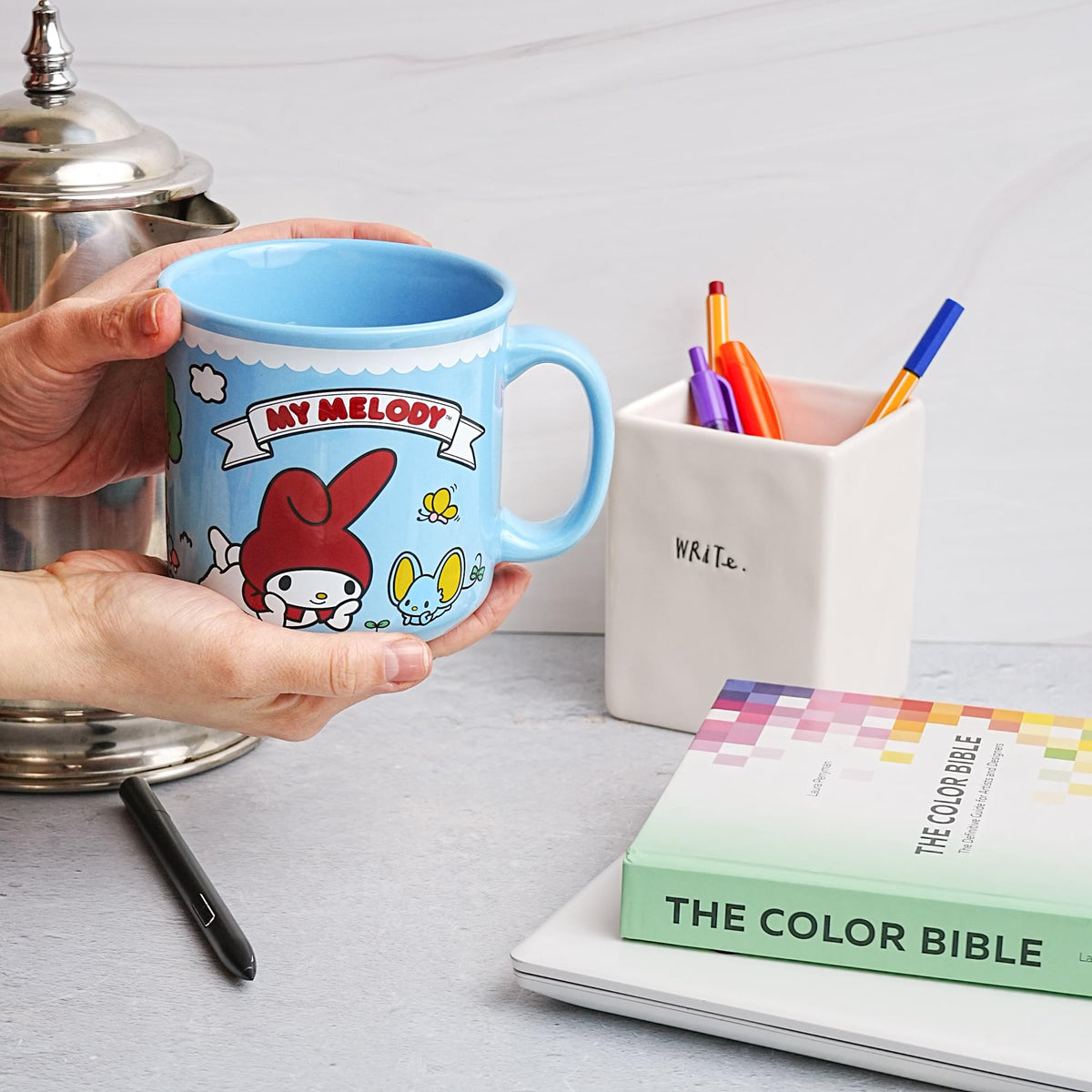 Sanrio My Melody Meadow Ceramic Camper Mug | Holds 20 Ounces