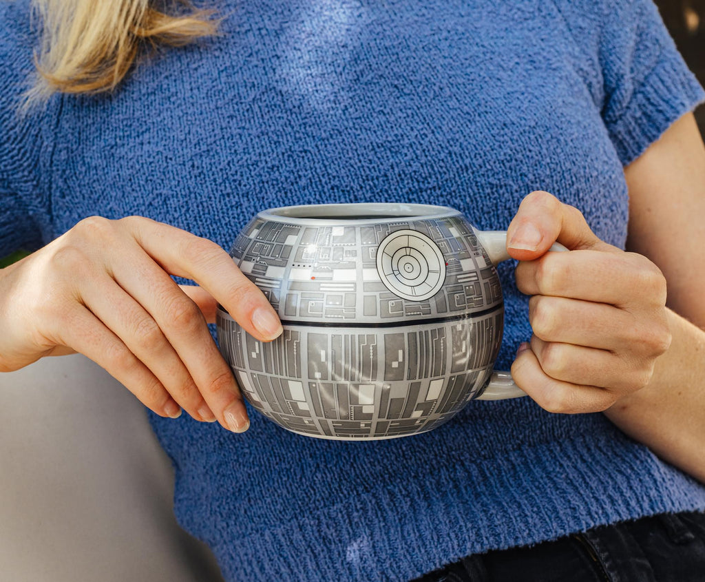 Star Wars Death Star 3D Sculpted Ceramic Mug | Holds 20 Ounces