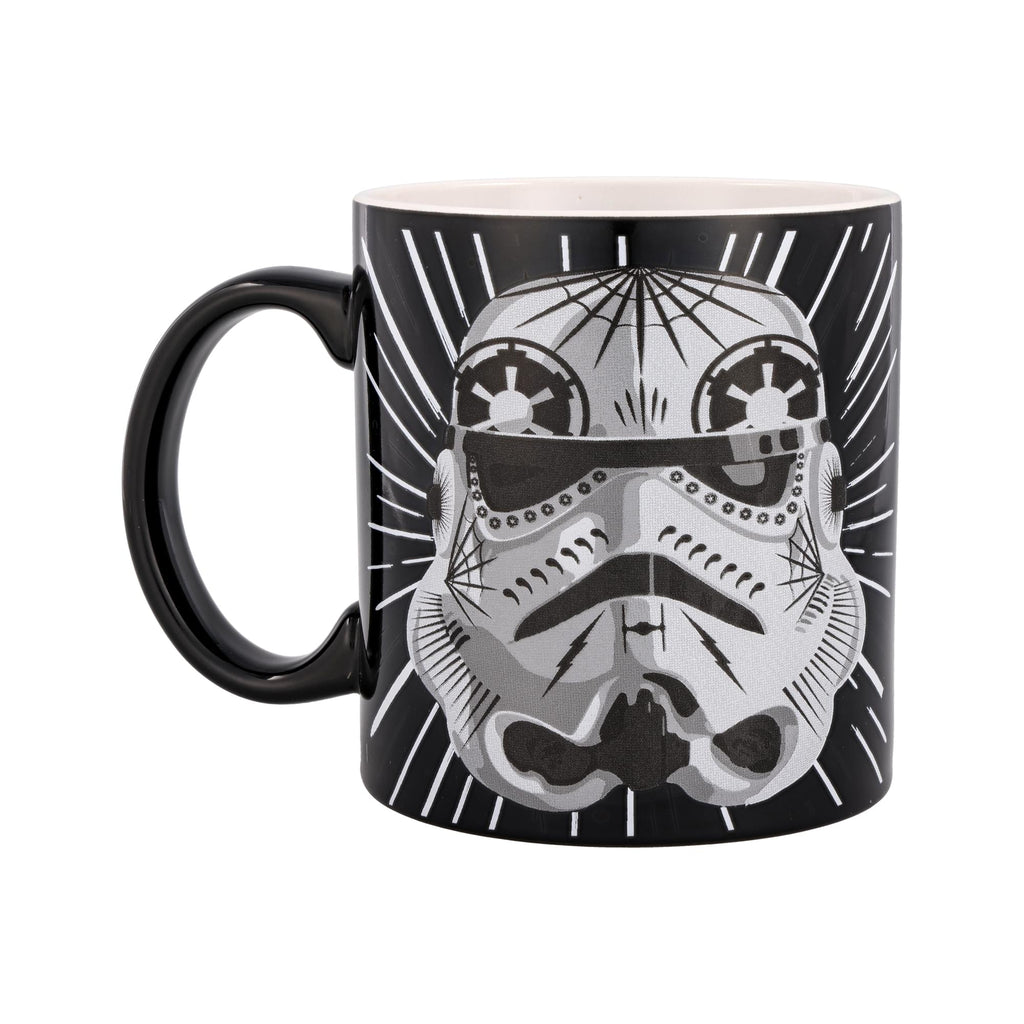 Star Wars Darth Vader and Stormtrooper Decorative Masks 20-Ounce Ceramic Mug