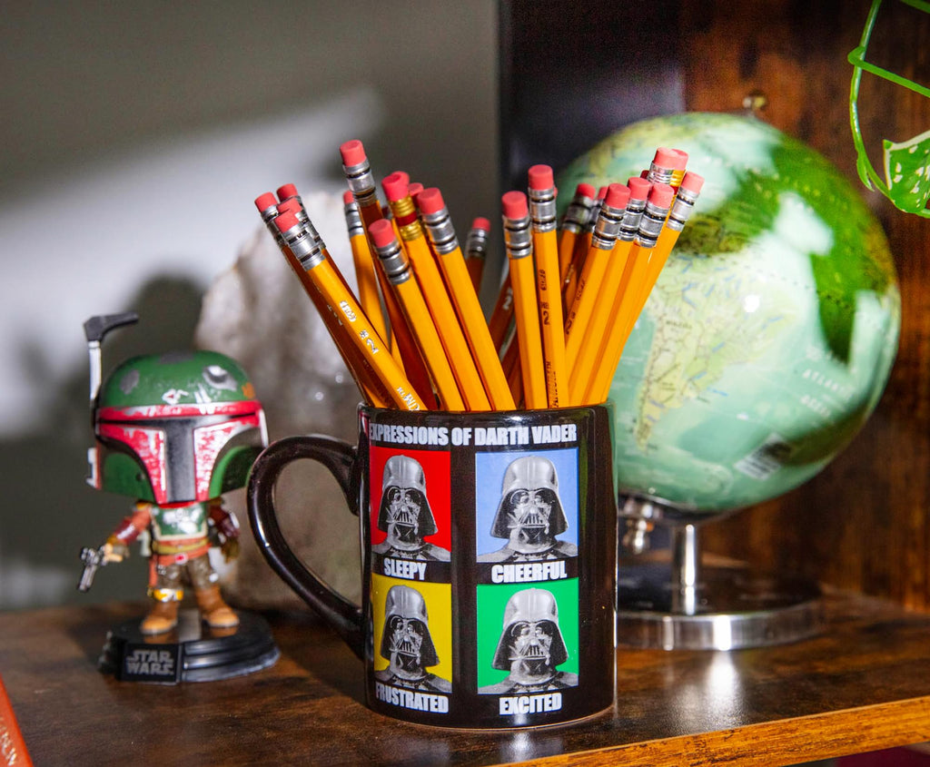Star Wars Darth Vader Expressions Ceramic Mug | Holds 14 Ounces