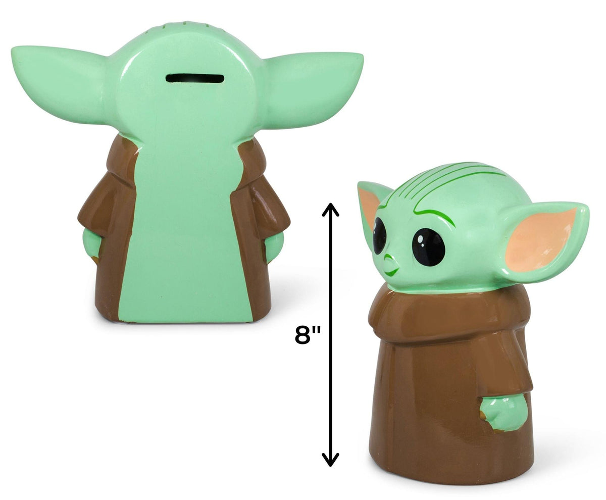 Star Wars: The Mandalorian, Grogu "The Child" Ceramic Figural Bank | 8 Inches