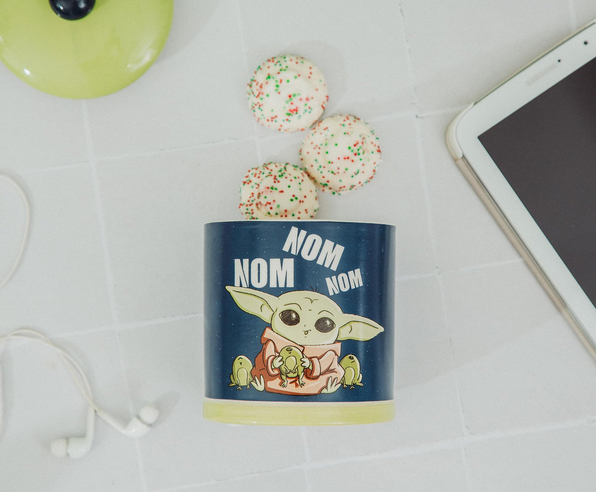 Star Wars: The Mandalorian Grogu "Nom Nom Nom" Frogs Ceramic Cookie Jar