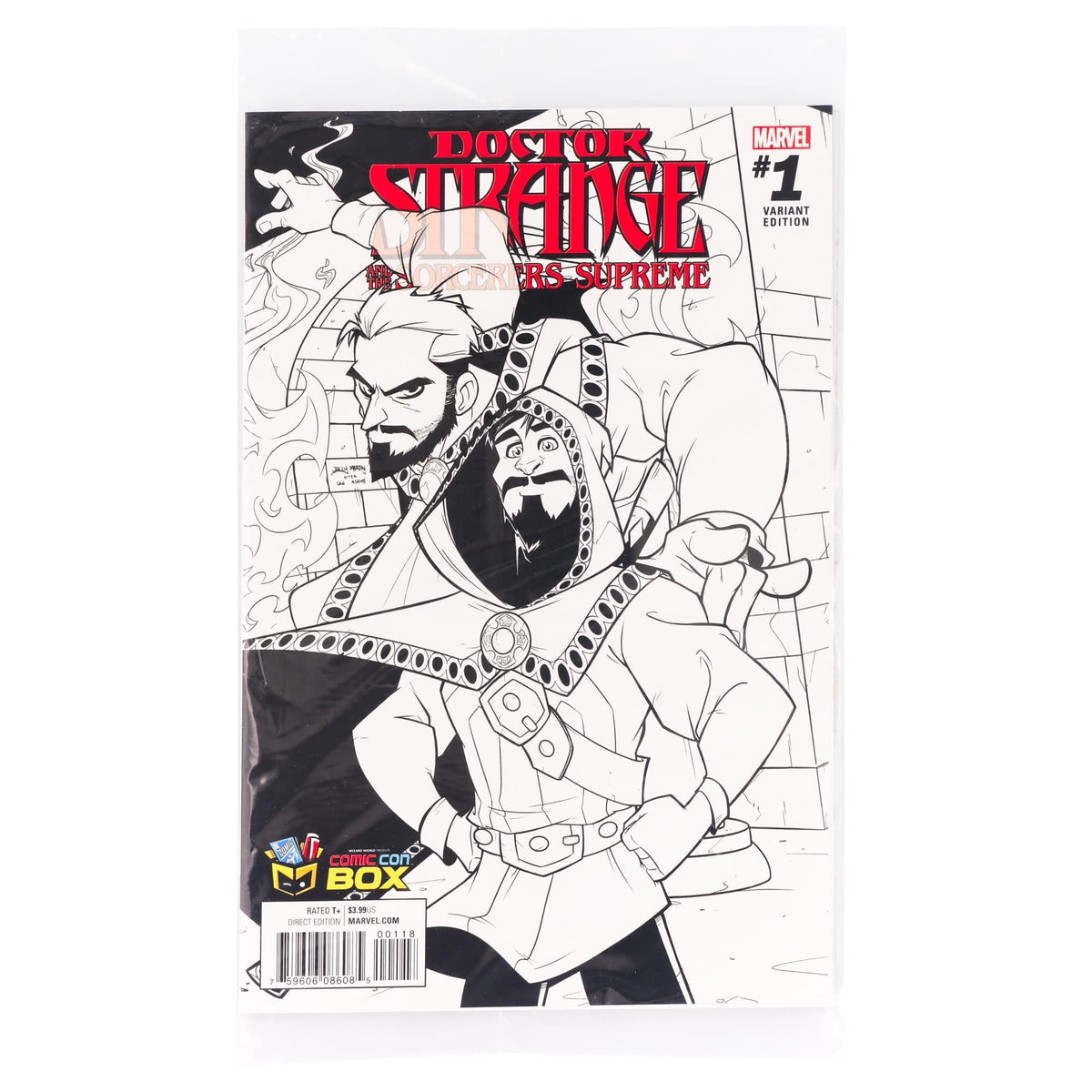 Marvel Comics Doctor Strange Comic Con Box #1 B&W Cover