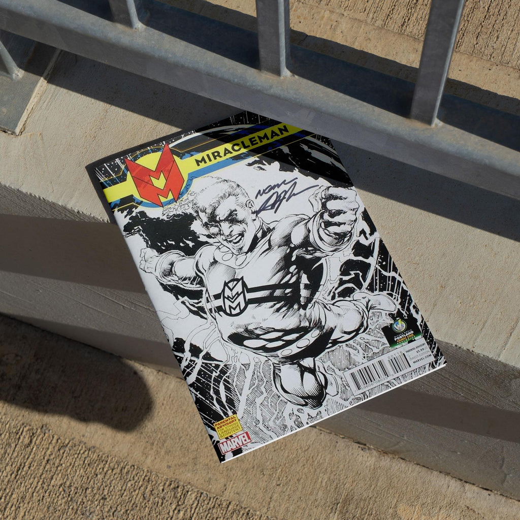 Marvel Comics Miracleman #1 | WW Portland B&W Cover | AUTOGRAPHED - Neil Adams