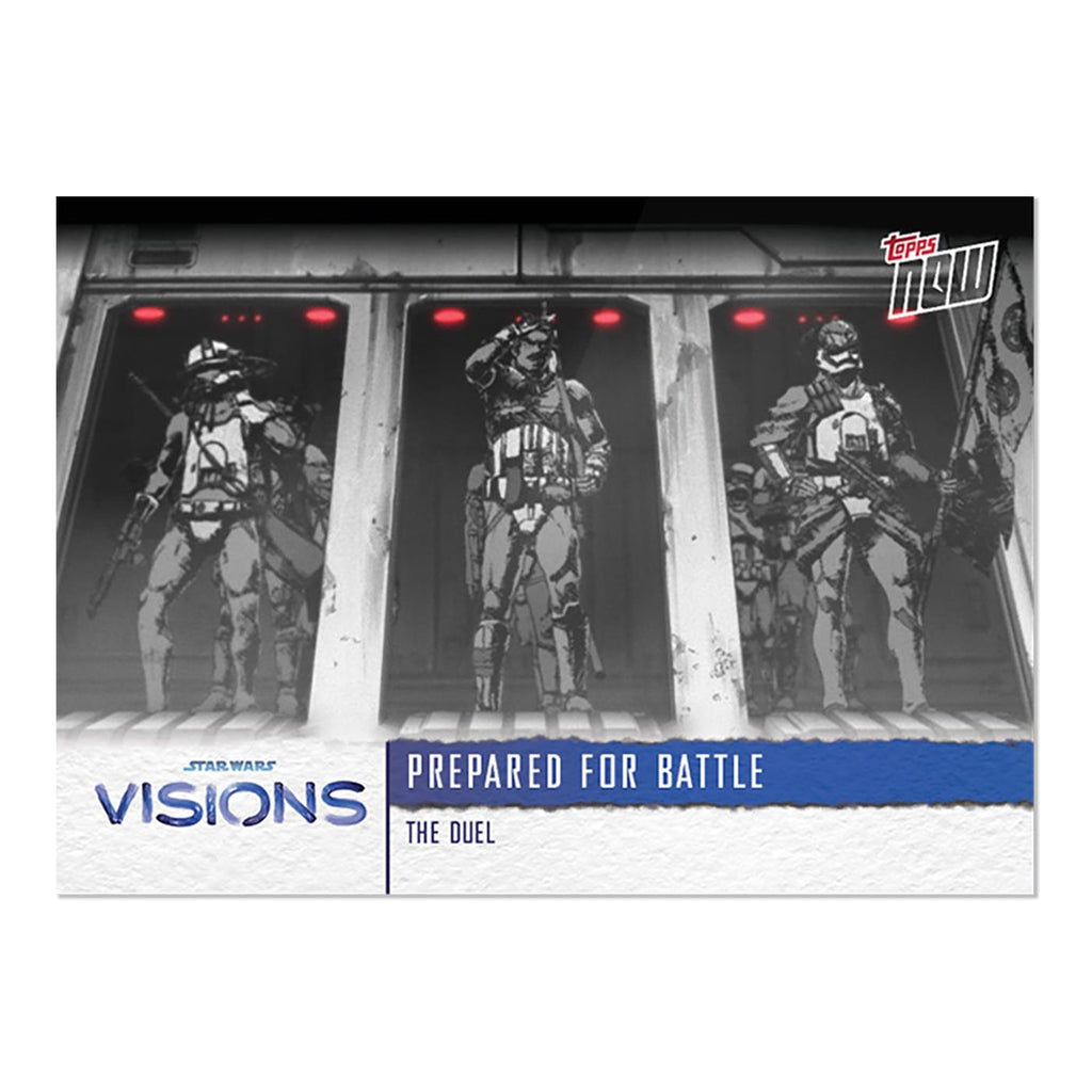 Star Wars Visions 2021 TOPPS NOW 5-Card Pack | The Duel