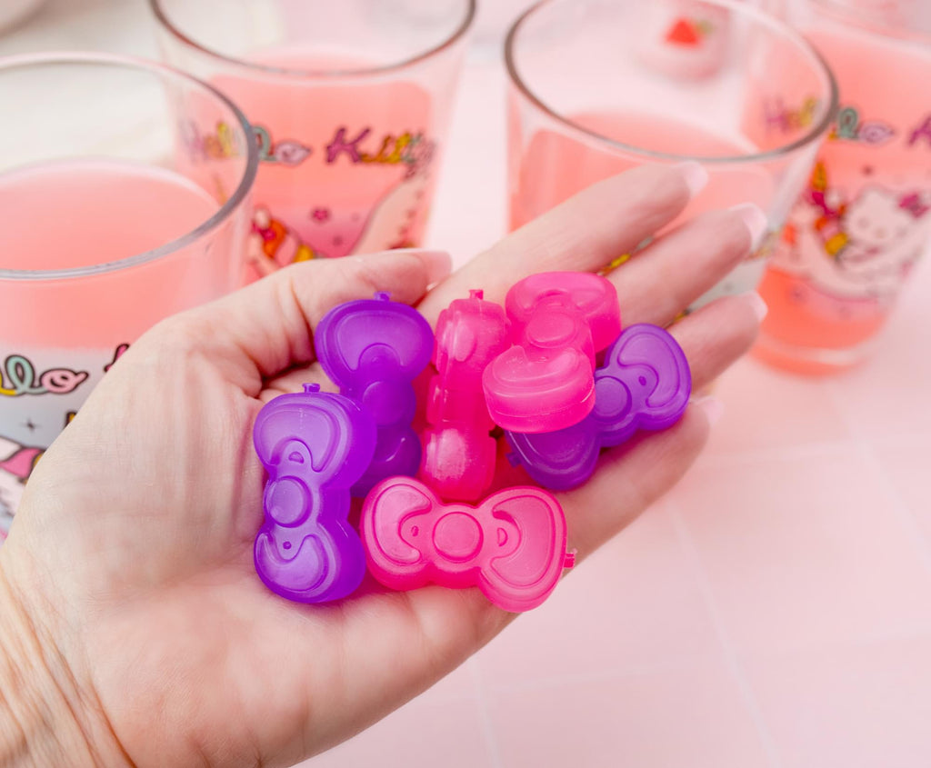Sanrio Hello Kitty Pretty Bows Reusable Plastic Ice Cubes | Set of 6