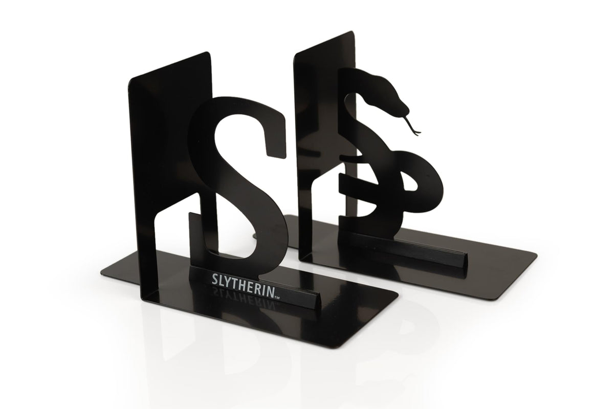 Harry Potter Metal Bookends | House Slytherin Design