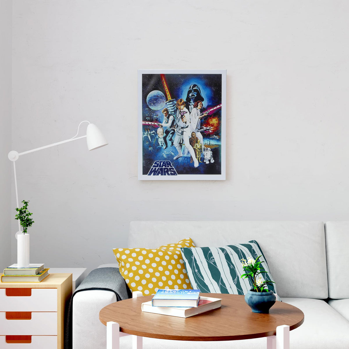 Star Wars Episode IV: A New Hope 1977 Unframed Poster 16x20” Wall Canvas
