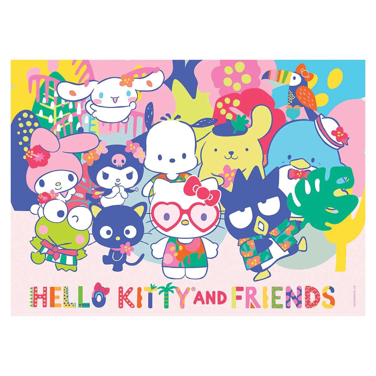 Sanrio Hello Kitty and Friends "Tropical Times" 1000 Piece Jigsaw Puzzle