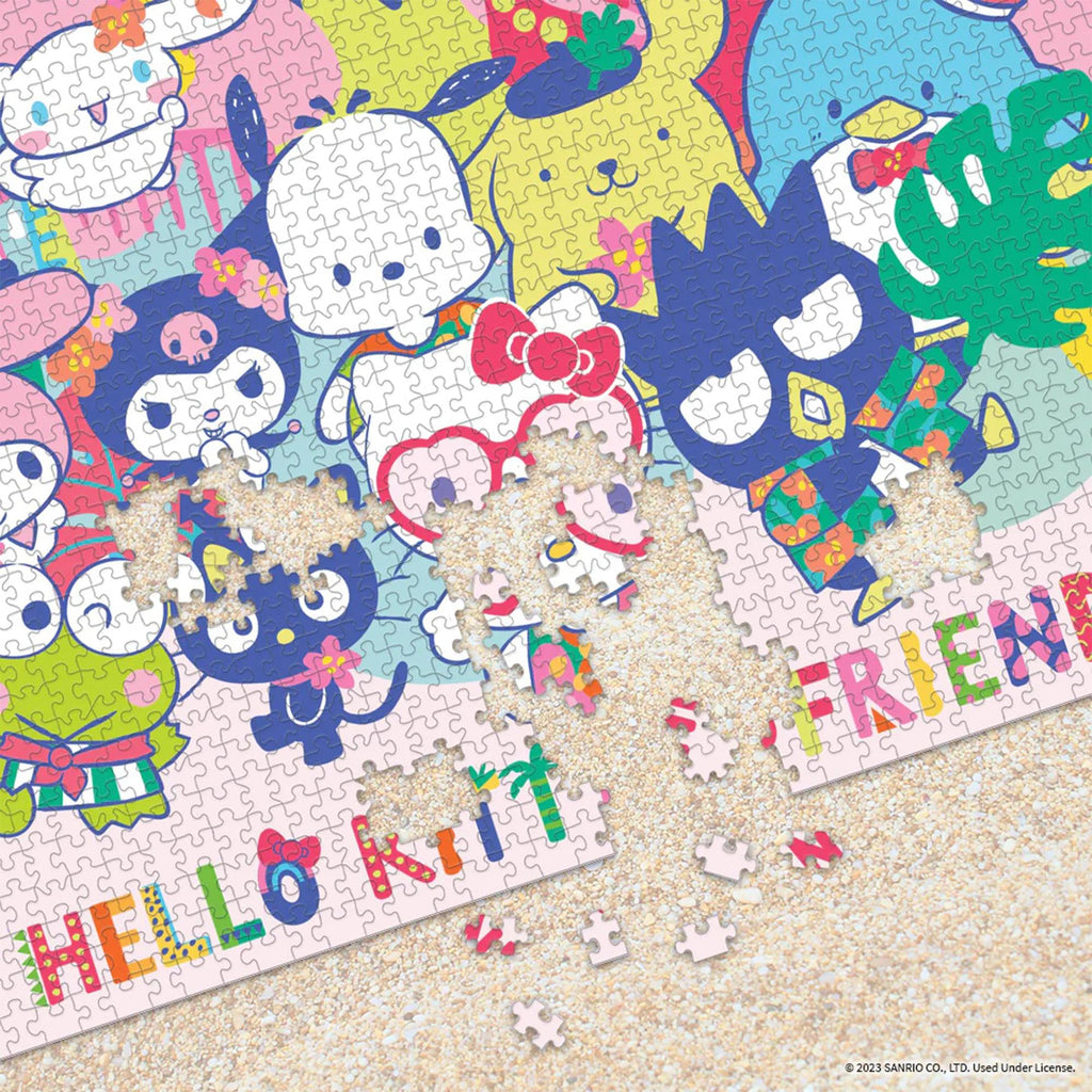 Sanrio Hello Kitty and Friends "Tropical Times" 1000 Piece Jigsaw Puzzle
