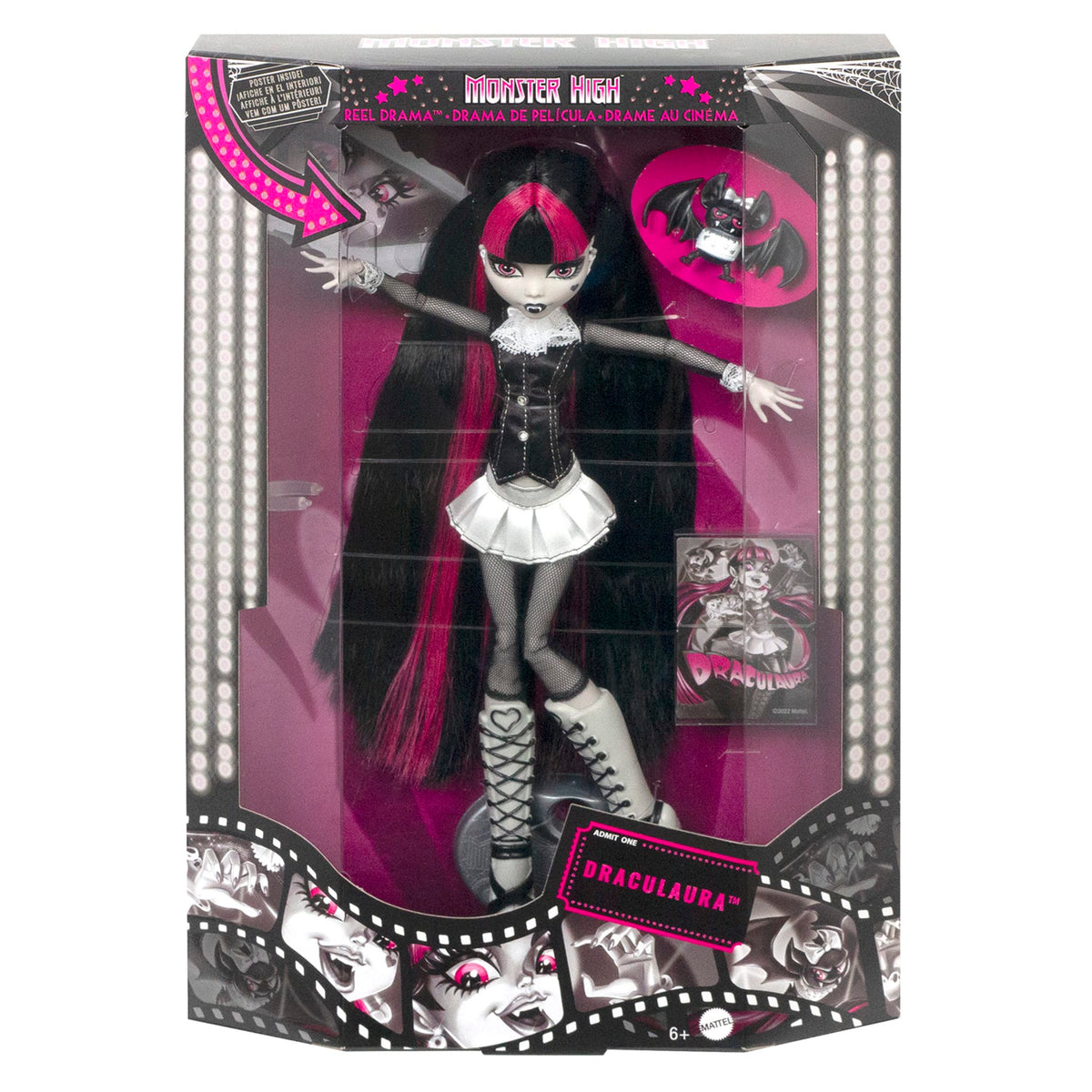 Monster High Reel Drama Draculaura Doll