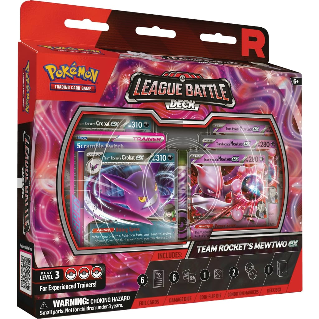 Pokemon Team Rocket’s Mewtwo ex League Battle Deck