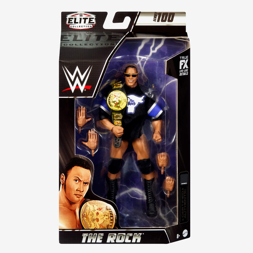 WWE Elite Collection The Rock Action Figure