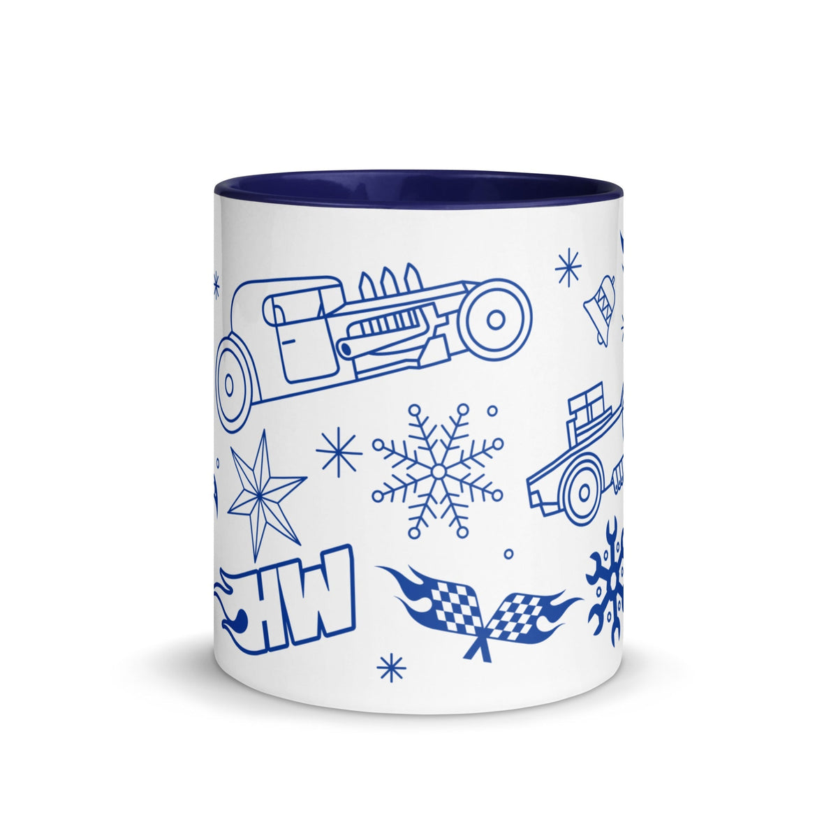 Hot Wheels Holiday Icons White Mug
